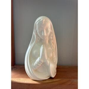 Vtg Haeger Virgin Mary Planter/Vase, Ceramic Madonna Religious Praying Hands